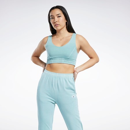 Reebok Classics Natural Dye Fitted Bra Gris | 51BEXJZKU