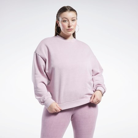 Reebok Classics Natural Dye Sweatshirt (Plus Size) Infused Lilac | 87TEANDJU