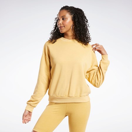 Reebok Classics Natural Dye Sweatshirt Bright Ochre | 30GPSCKEI