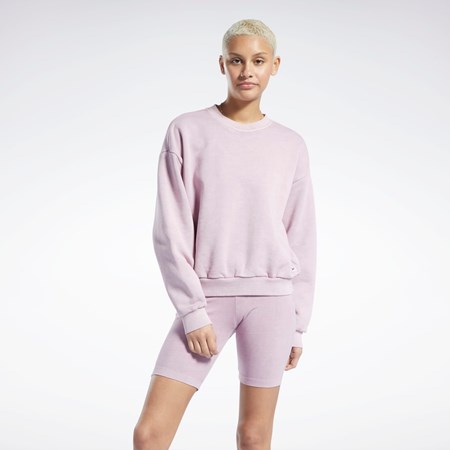 Reebok Classics Natural Dye Sweatshirt Infused Lilac | 35MHUZWVI