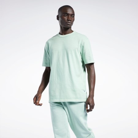 Reebok Classics Natural Dye T-Shirt Verde Menta | 03HCEBWYM