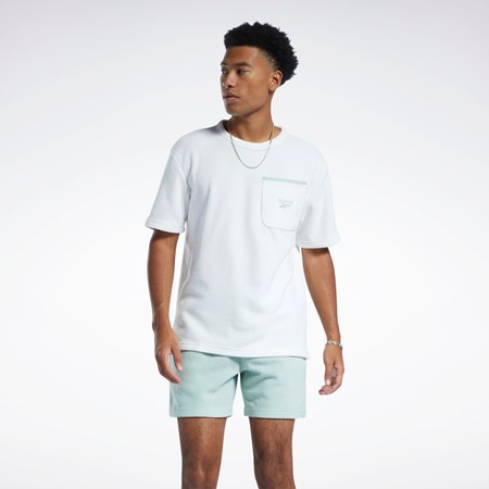 Reebok Classics Terry T-Shirt Chalk | 65NYRZATJ