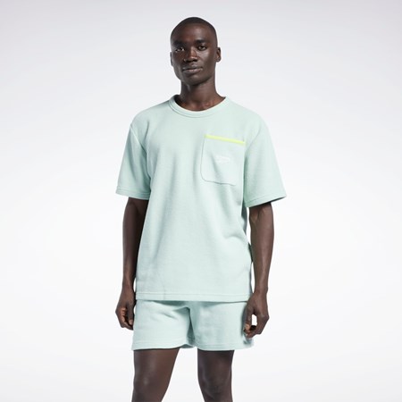 Reebok Classics Terry T-Shirt Verde Menta | 72VAPHLJU