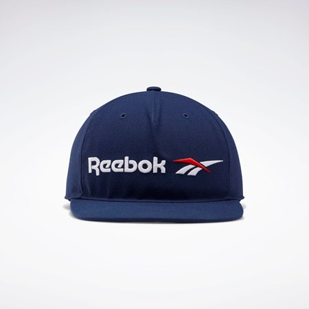Reebok Classics Vector Planos Peak Hat Azul Marino | 36OMYLTRC