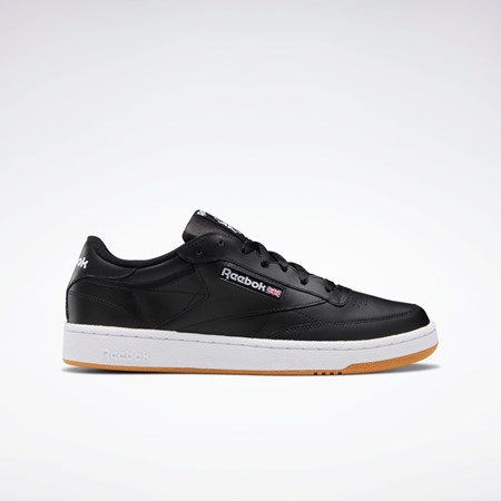 Reebok Club C 85 Shoes Negras Blancas | 37YLETHJK