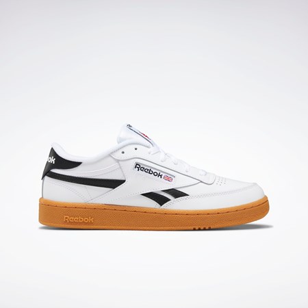 Reebok Club C Revenge Shoes Blancas Negras | 39FAQCEUK
