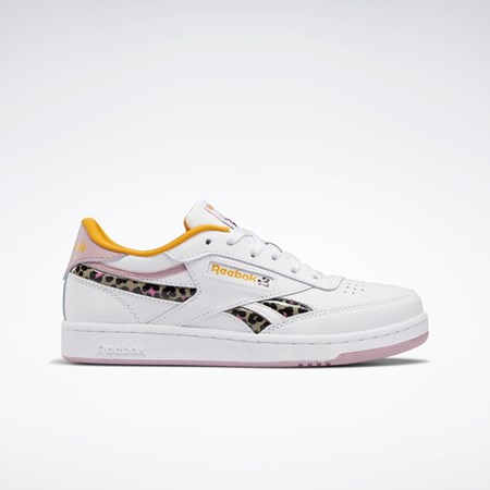 Reebok Club C Revenge Shoes - Grade School Blancas | 83ZOIBDKU
