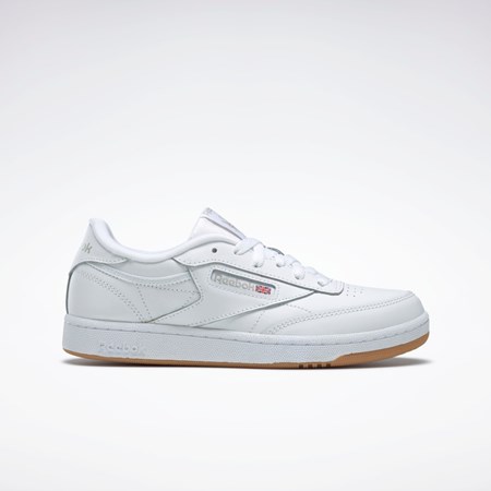 Reebok Club C Shoes - Grade School Blancas | 49KWDUENT