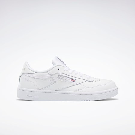 Reebok Club C Shoes - Grade School Blancas Gris | 54DIHQYBL