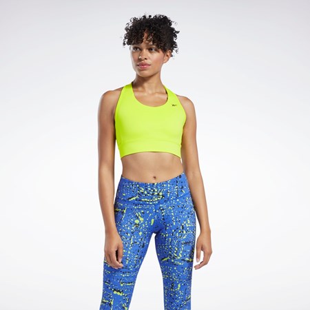Reebok Correr Essentials High-Impact Bra Amarillo | 18OLYXUJF