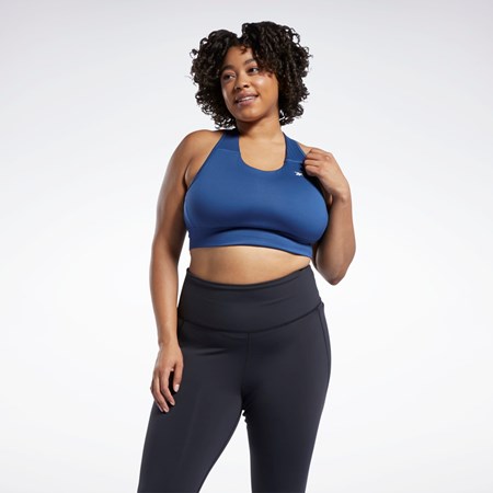 Reebok Correr Essentials Sports Bra (Plus Size) Azules | 34CZNLTRS