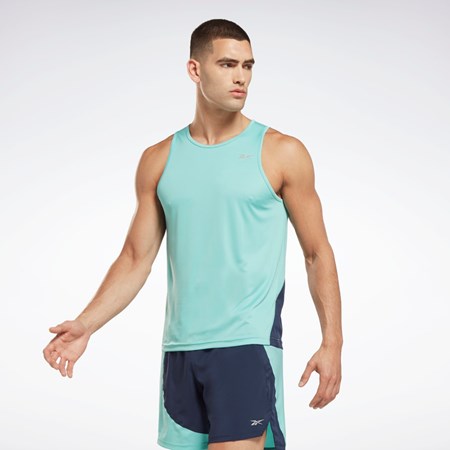 Reebok Correr Speedwick Singlet Semi Classic Teal | 75VBIWZSO