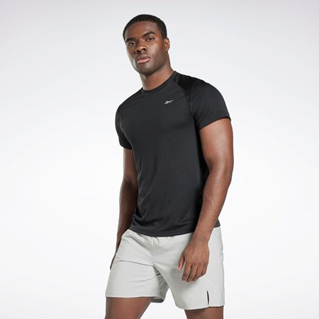 Reebok Correr Speedwick T-Shirt Negras | 80DIMRTHG