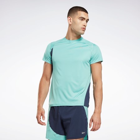 Reebok Correr Speedwick T-Shirt Semi Classic Teal | 64KBOQSAJ