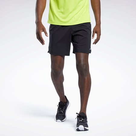 Reebok Correr Woven Shorts Negras | 47MXYETIH