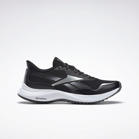 Reebok Endless Carretera 3 Correr Shoes Negras Plateadas Blancas | 60PWUNRTY