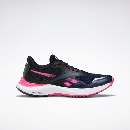 Reebok Endless Carretera 3 Correr Shoes Azul Marino Negras Rosas | 72GZAHPWX