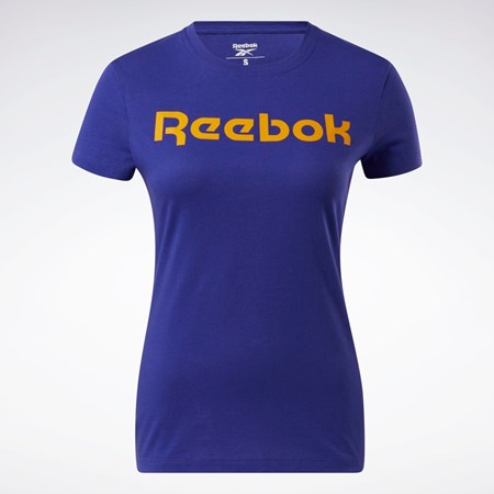 Reebok Entrenamiento Essentials Estampadas Tee Moradas | 04LNUBXVO