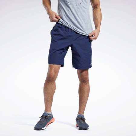 Reebok Entrenamiento Essentials Utility Shorts Azul Marino | 28HMJUVOK