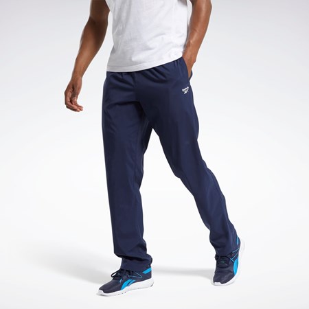 Reebok Entrenamiento Essentials Woven Unlined Pants Azul Marino | 97LSRKWDX