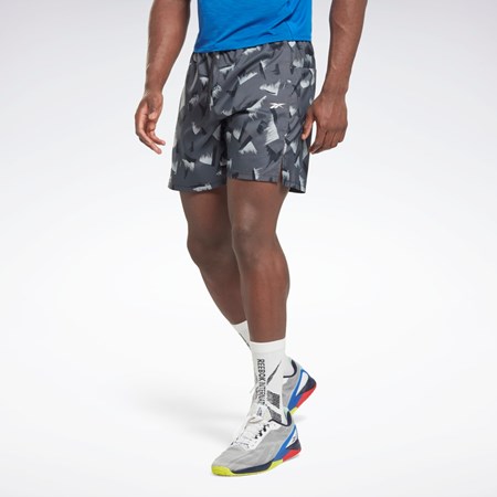 Reebok Estampadas Speed 2.0 Shorts Negras | 24IDHPBOX