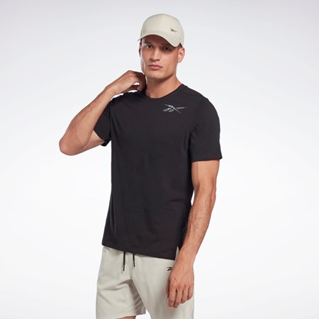 Reebok Estampadas Speedwick Move T-Shirt Negras | 81NDHSKAB