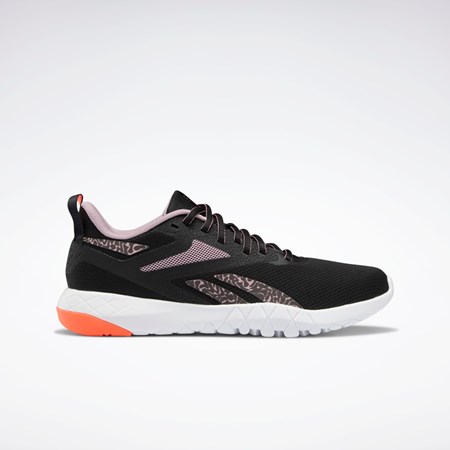 Reebok Flexagon Force 4 Entrenamiento Shoes Negras Naranjas | 93WVXEOKY