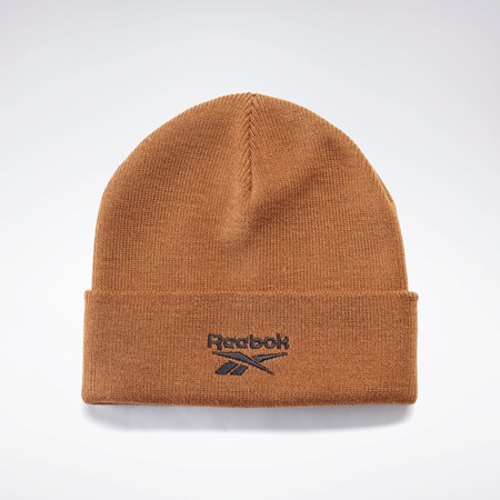 Reebok Foundation Logo Beanie Sepia | 76GQFAXVP