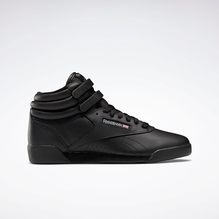 Reebok Freestyle Hi Shoes - Grade School Negras Gris | 09DGBZNWO