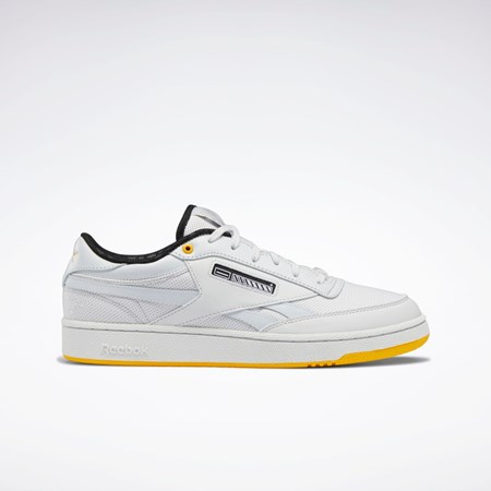 Reebok Jurassic World Club C Revenge Shoes Blancas Plateadas Doradas | 98PYHTLDU