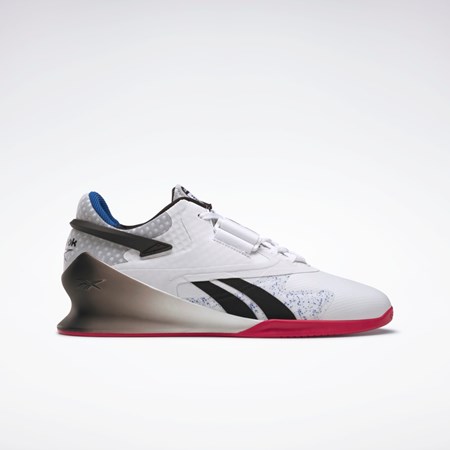 Reebok Legacy Lifter II Weightlifting Shoes Blancas Negras Rojas | 07LNVXECO
