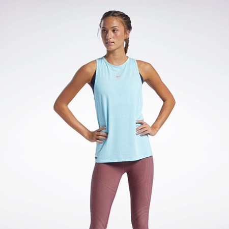 Reebok Les Mills® Activchill Vent Tank Top Digital Glow | 47EHVRBLF
