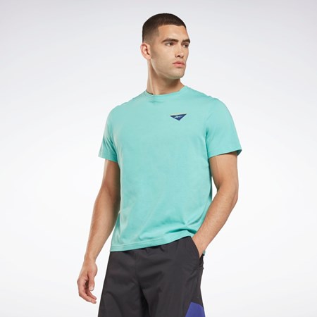 Reebok Les Mills® Estampadas T-Shirt Semi Classic Teal | 69GUMPCTR