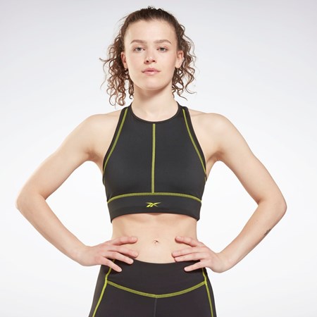 Reebok Les Mills® High-Neck Sports Bra Negras | 48IYBDXMR
