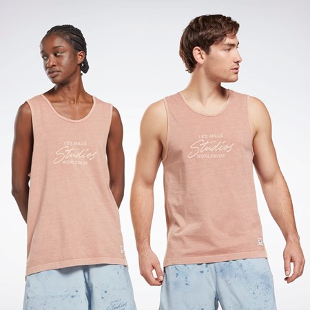 Reebok Les Mills® Natural Dye Tank Top Coral | 24YKBDPER