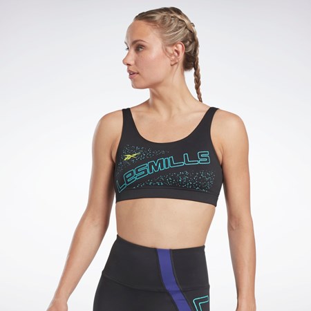 Reebok Les Mills® Sports Bra Negras | 74FYAGUWT