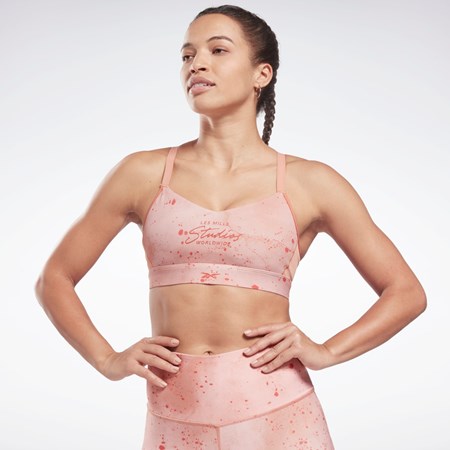Reebok Les Mills® Tiras Sports Bra Coral | 62JUVBPXL