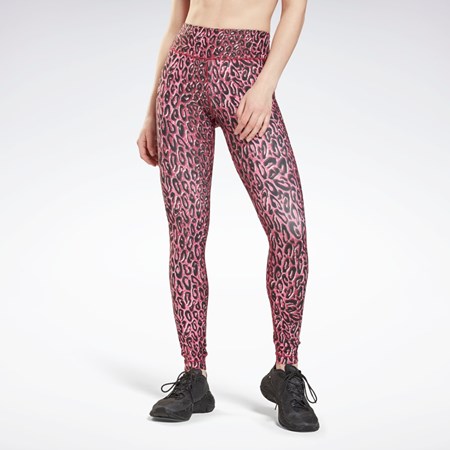 Reebok Lux Bold Leggings Punch Berry | 53EYCMQVO
