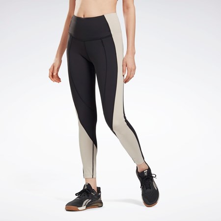 Reebok Lux High-Rise Colorblock Leggings Negras | 73SWPLDMB