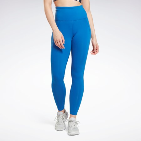 Reebok Lux High-Waisted Tights Azules | 01MFYLHPC