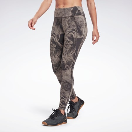 Reebok Lux Jacquard Leggings Negras | 58SMXQADE