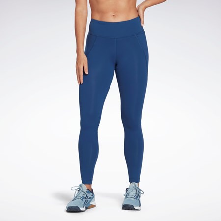 Reebok Lux Leggings Azules | 20KJSHGMZ