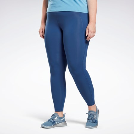 Reebok Lux Leggings (Plus Size) Azules | 14RPCJIKW