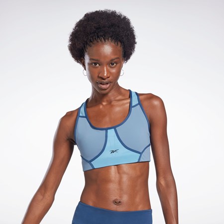 Reebok Lux Racer Acolchado Colorblocked Bra Azules | 69RHKBQFA