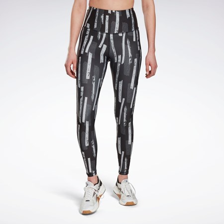 Reebok MYT Allover Print Tights Negras | 95WDNKMXS