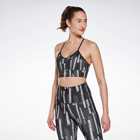 Reebok MYT Printed Bra Negras | 15GUPLZDK
