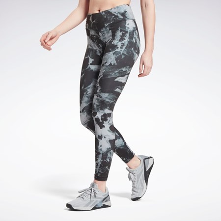 Reebok MYT Printed Leggings Negras | 38HBWGLRP