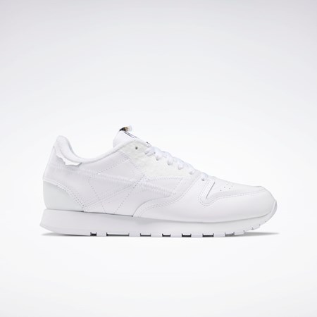 Reebok Maison Margiela CL Memory of Shoes Blancas Negras Blancas | 08GMYCEBQ