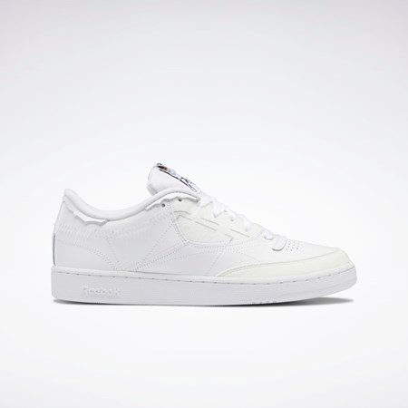 Reebok Maison Margiela Club C Memory Of Shoes Blancas Negras Blancas | 78UGFNDVS