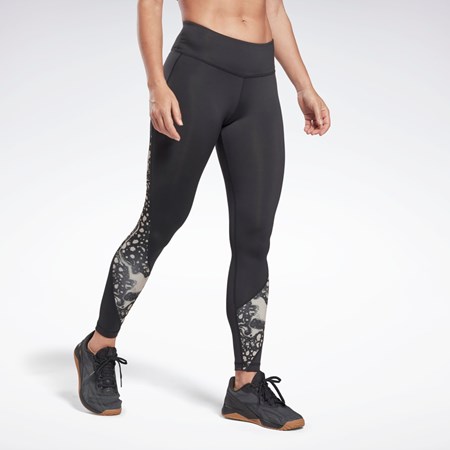 Reebok Modern Safari Leggings Negras | 07ZCXHPUQ
